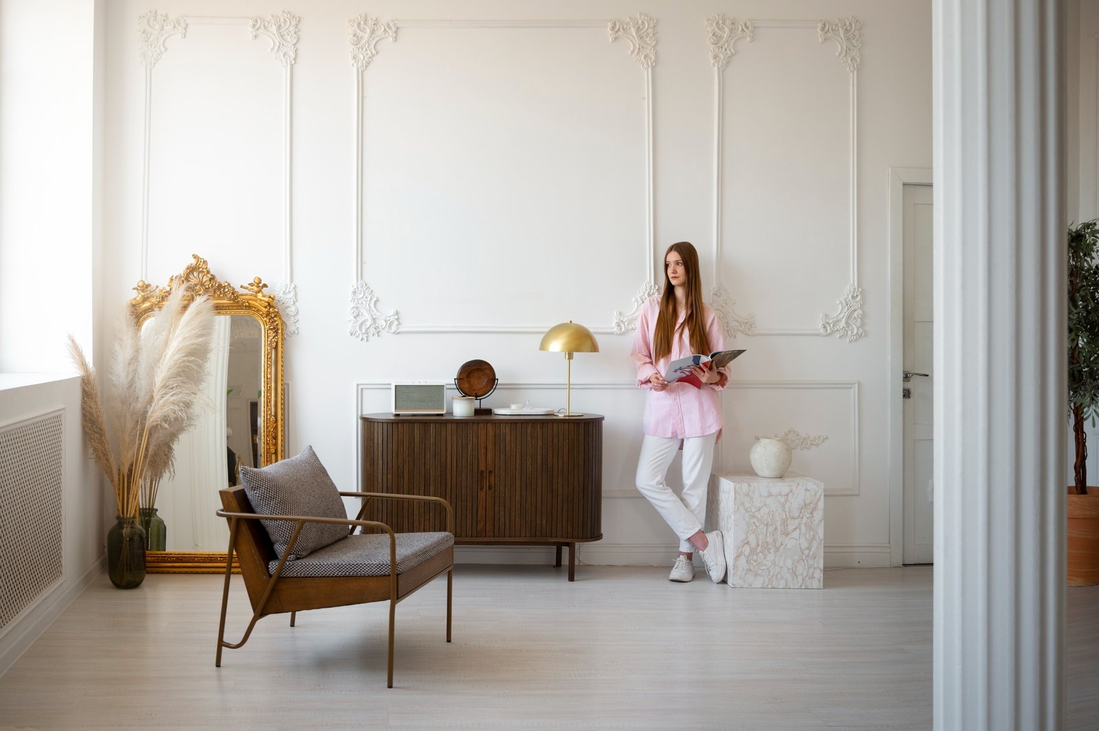 Luxury interior moment in an elegant residential setting